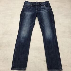 Lucky Brand Lolita Skinny Jeans Womens 6/28 A Mid Rise Whiskers Stretch READ